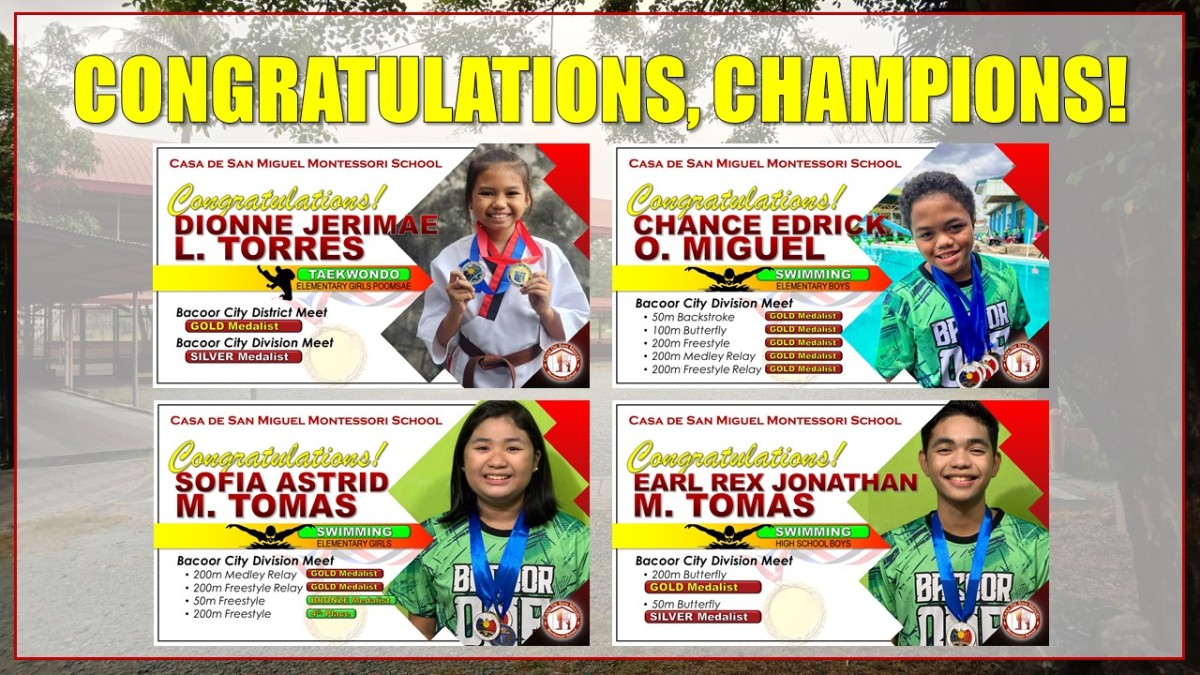 NEWS | 4 Miguelians bag medals from Bacoor City District and Division Meets